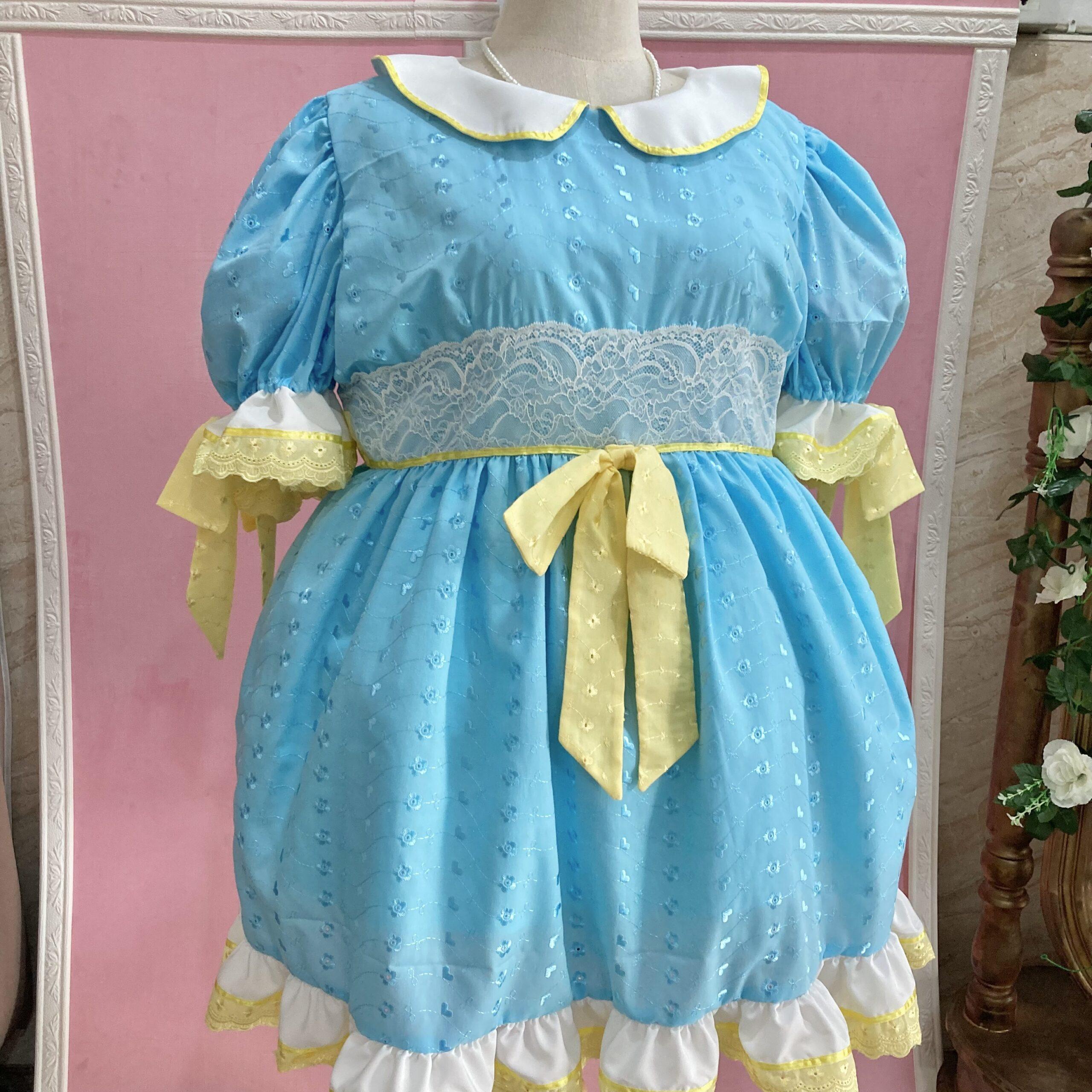 Preorder* Blue 'Pacify her' babydoll dress - Chamber of Pastel